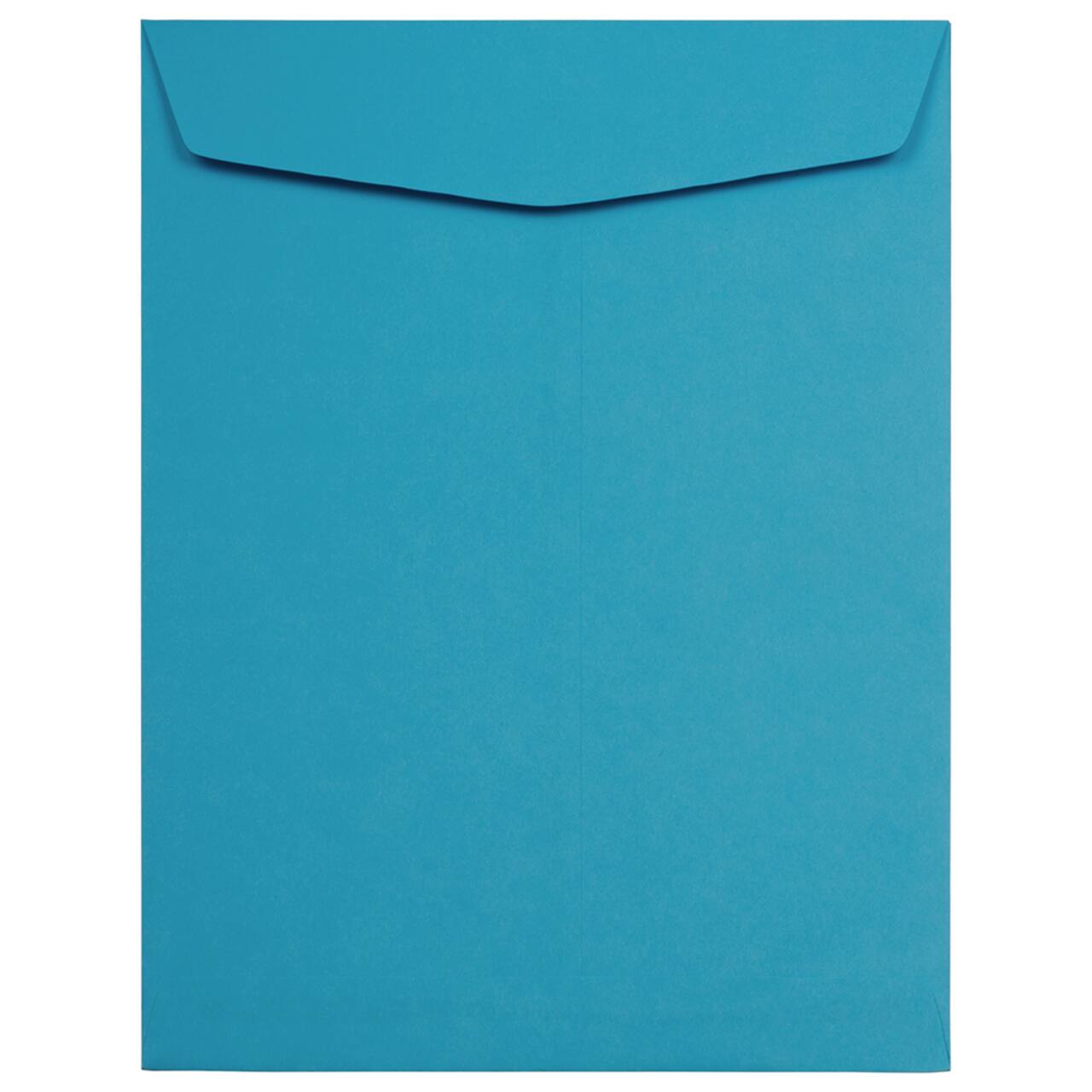 JAM Paper 10" x 13" Recycled Blue Open End Catalog Envelopes, 100ct.